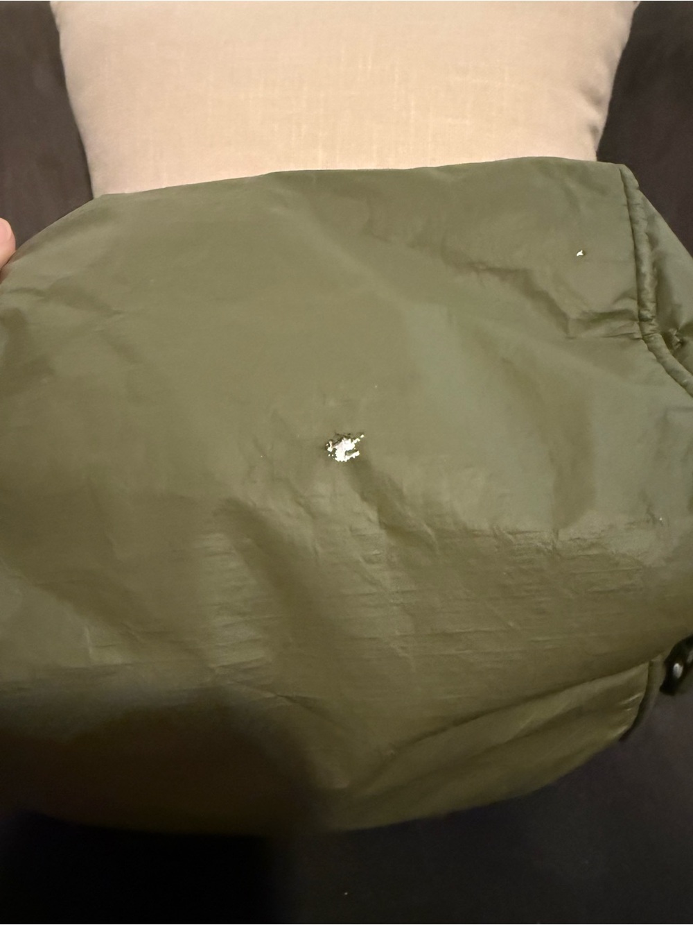 ALOHAS Olive Green Nylon Crossbody Tote - Picture 6 of 6